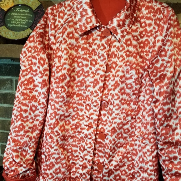 Dennis basso red reversible coat - Picture 4 of 8